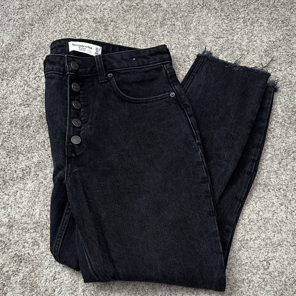Abercrombie & Fitch Black High Rise Jeans